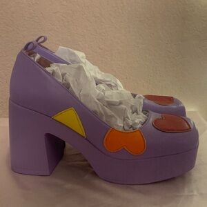 purple heels